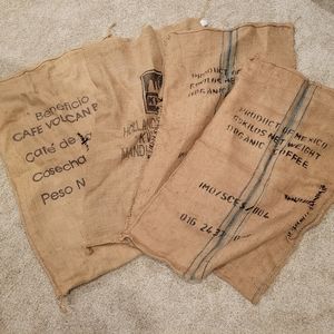 Burlap Bags 42x28 ($20 for set of 4)